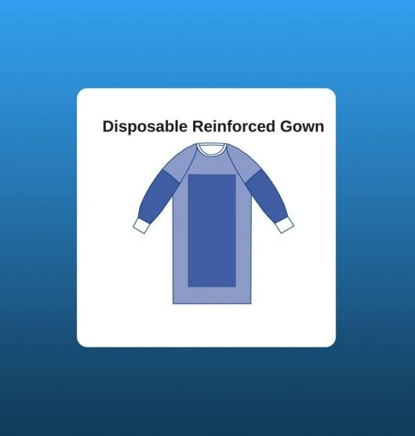 Disposable Surgeon reinforced gown