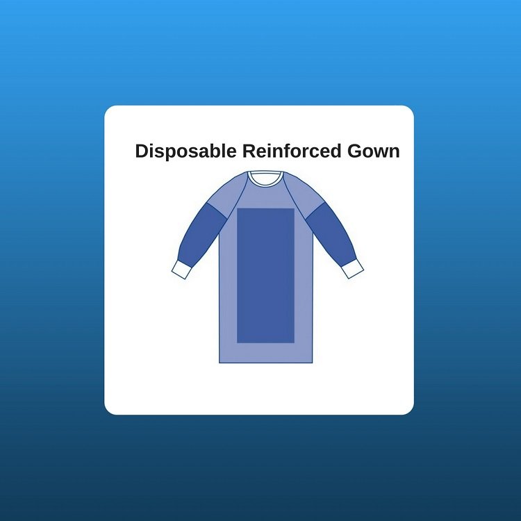 Disposable Surgeons Gowns - Reinforced