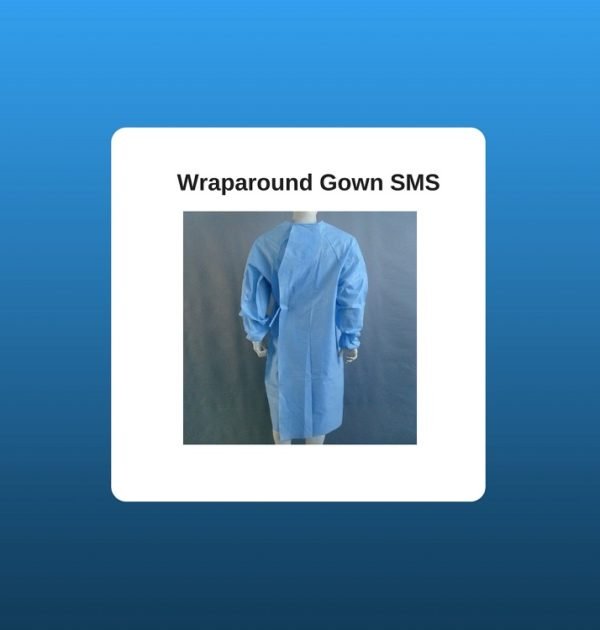 wraparound gown sms